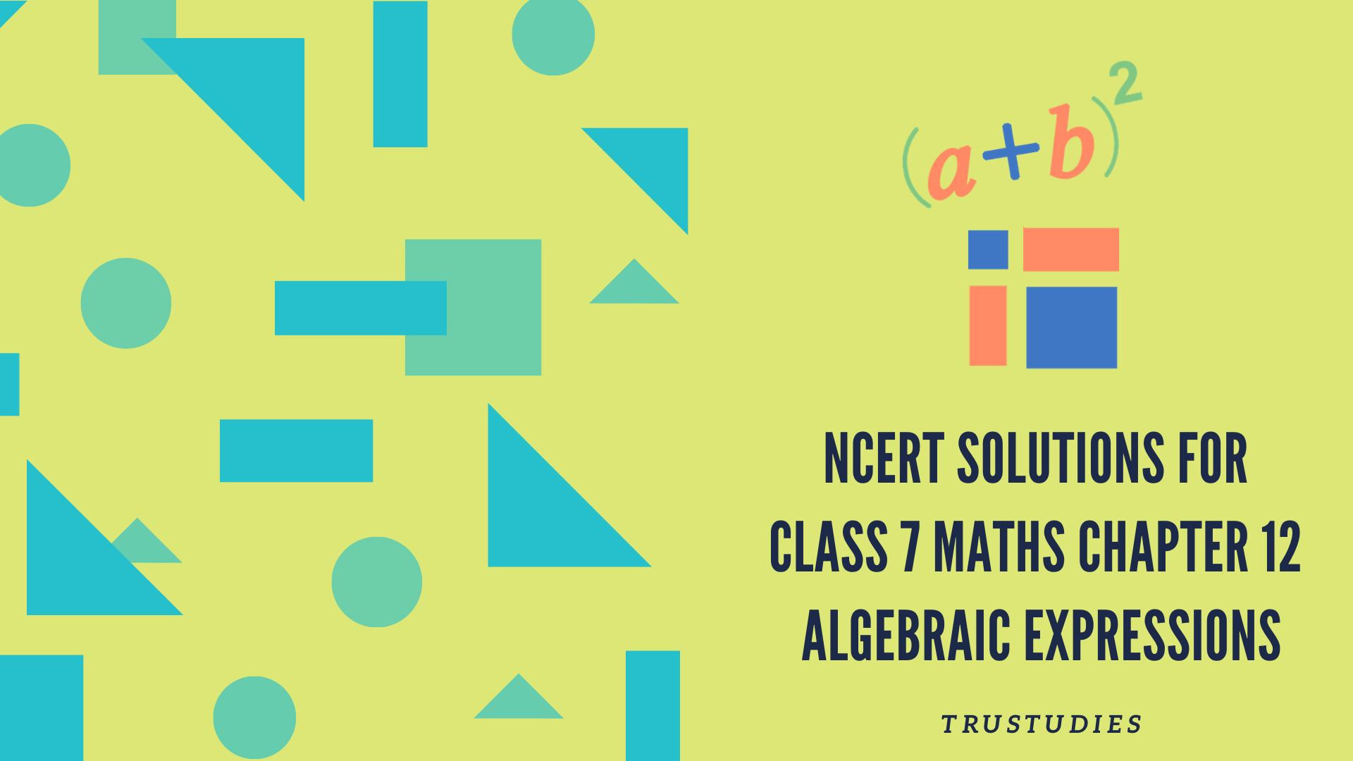 NCERT solutions for class 7 maths chapter 12 algebraic expressions banner image