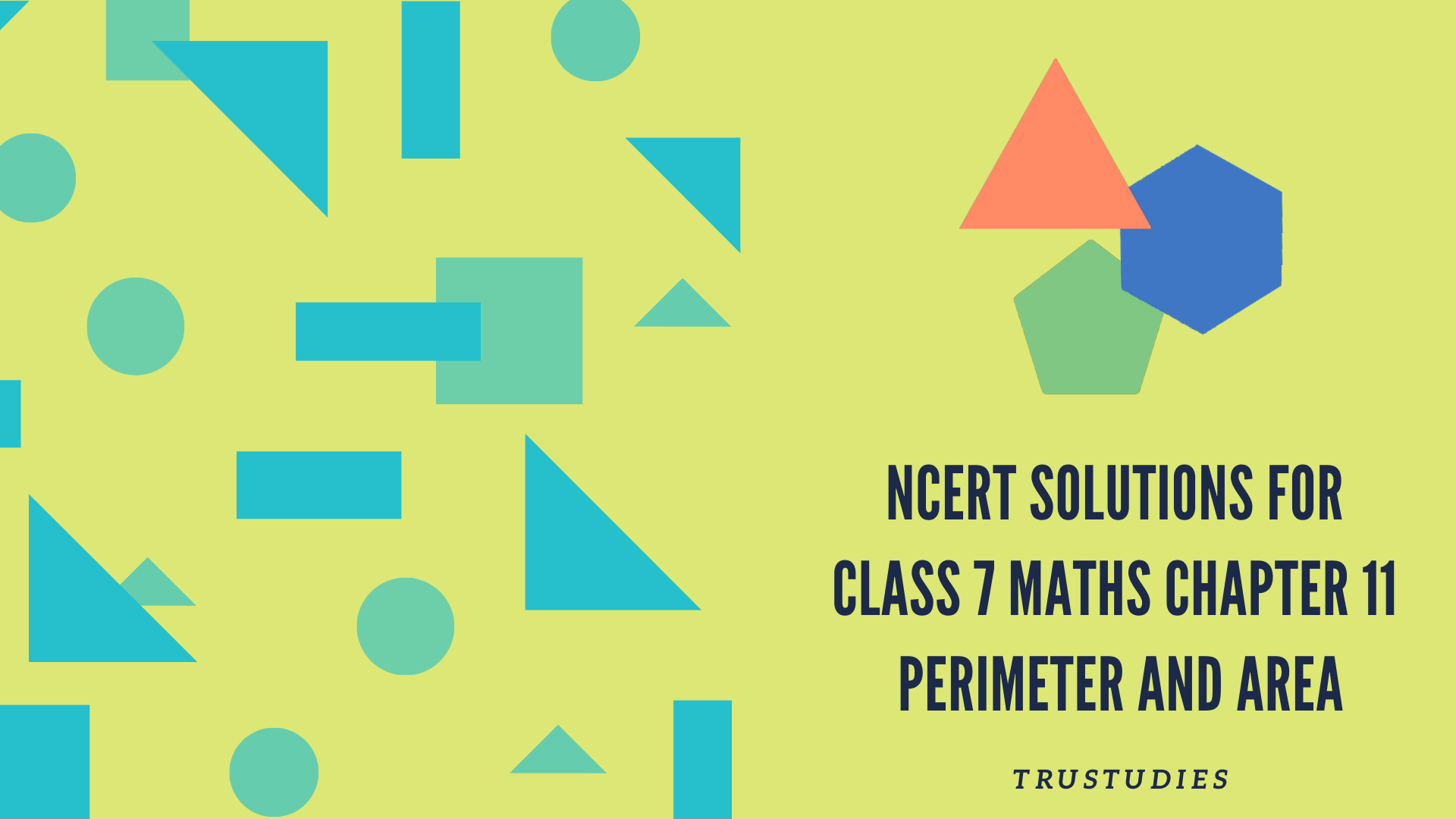NCERT solutions for class 7 maths chapter 11 perimeter and area banner image