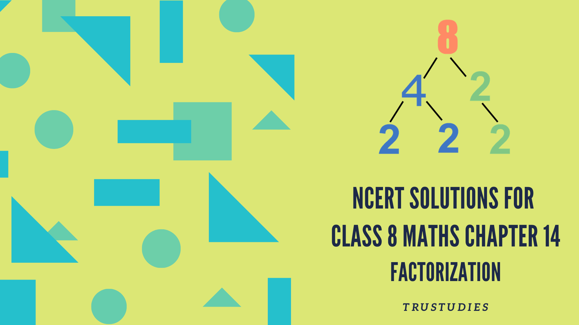 NCERT solutions for class 8 maths chapter 14 factorization banner image