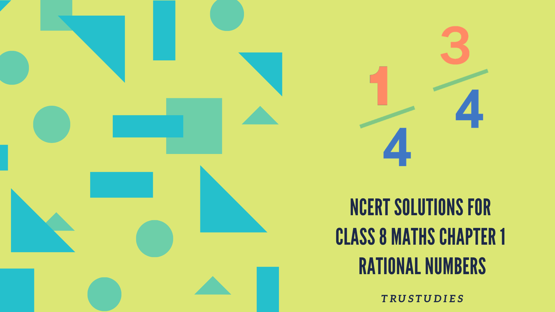 NCERT solutions for class 8 maths chapter 1 rational numbers banner image