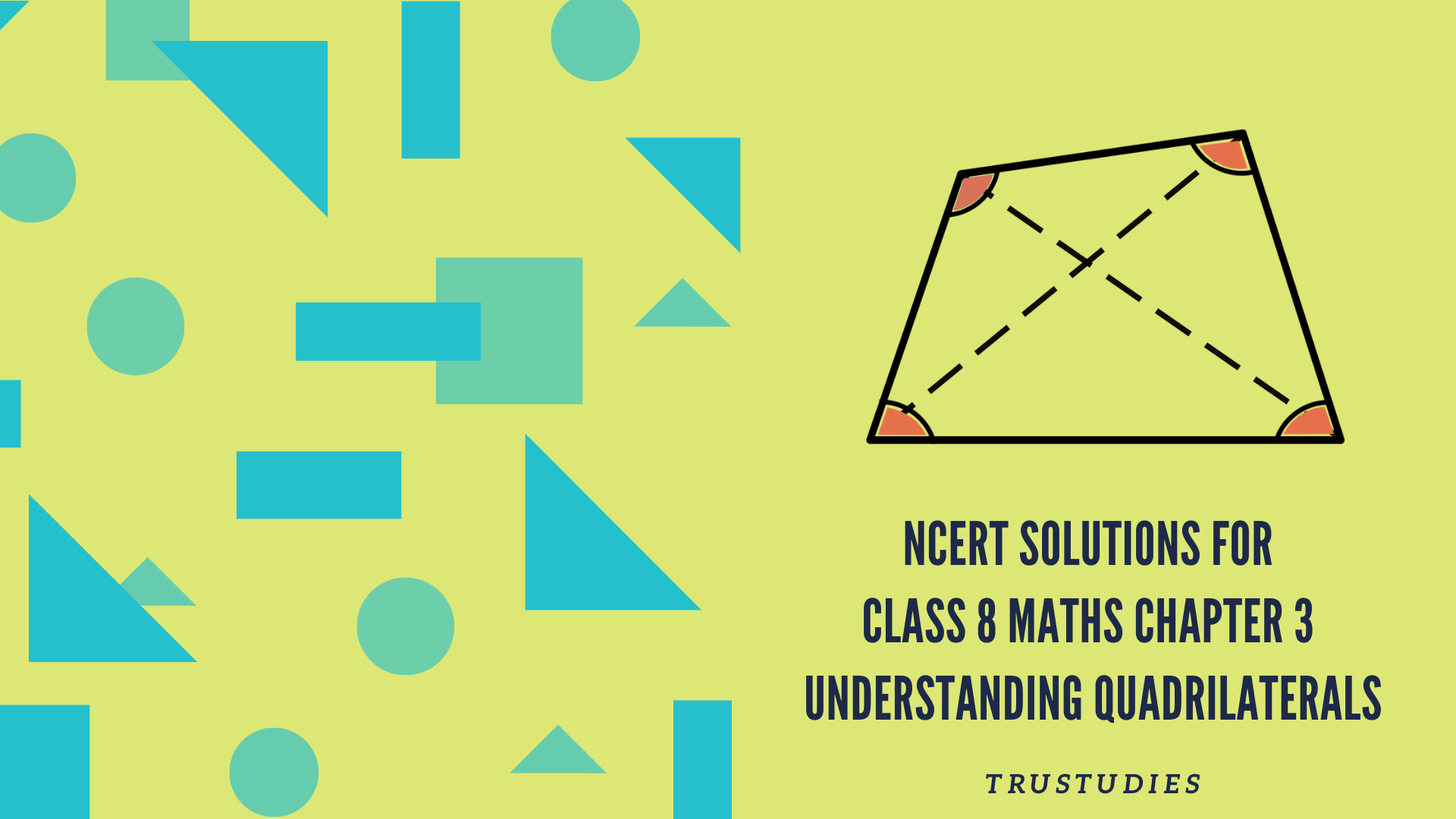 NCERT solutions for class 8 maths chapter 3 understanding quadrilaterals banner image