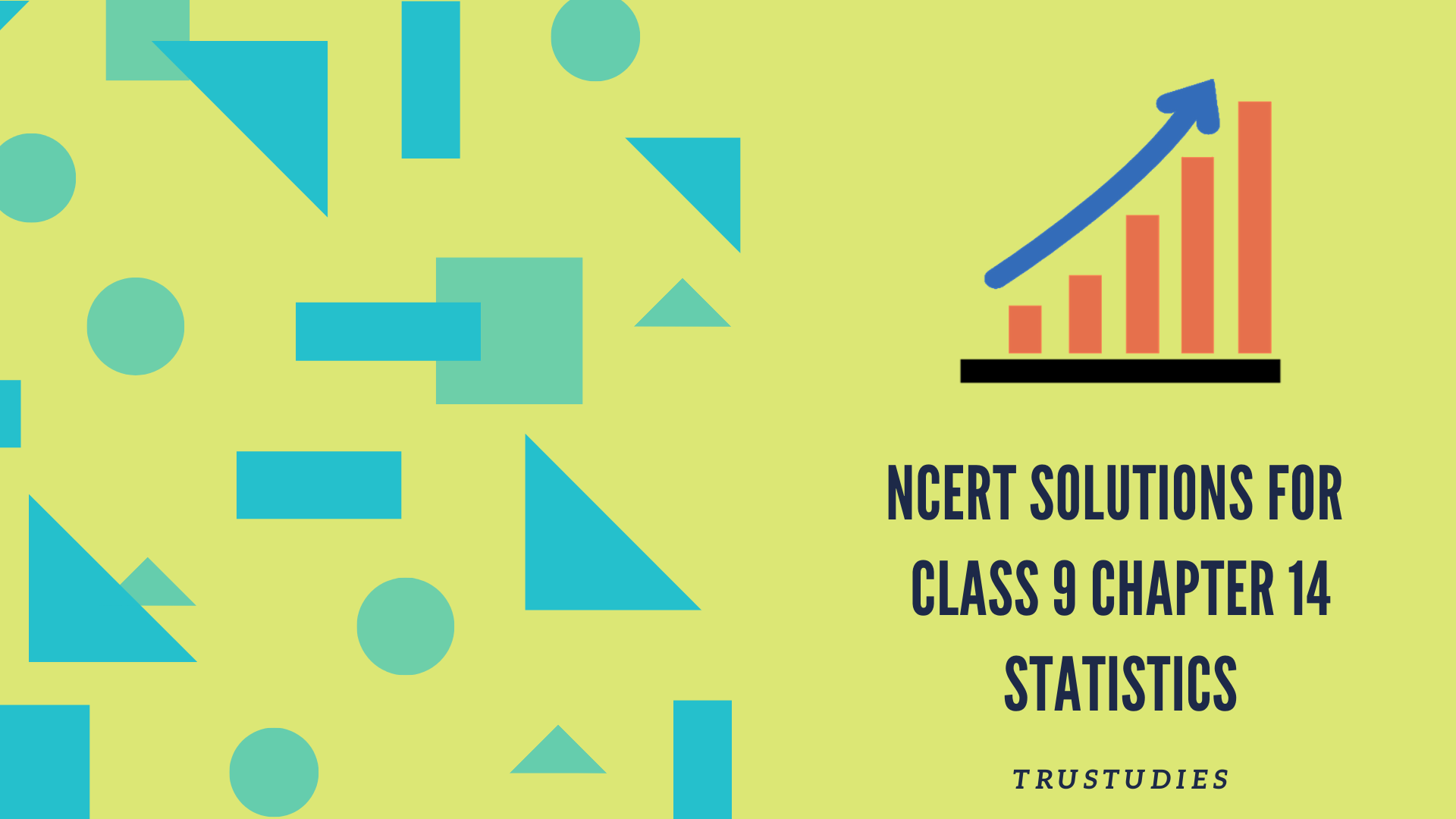NCERT solutions for class 9 maths chapter 14 statistics banner image